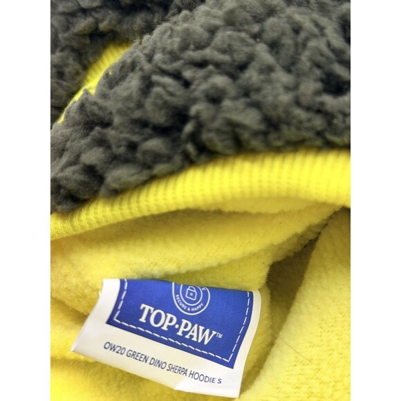 Pair Of New Top Paw Dog Sherpa Fleece Coats DINO & BUNNY Styles Soft Size Small - Picture 6 of 8